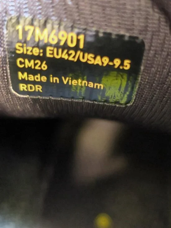 Vibram Fivefingers V-Trail Barefoot Running Shoes Black 17M6901 Men's 9-9.5 EU42 - Picture 5 of 5